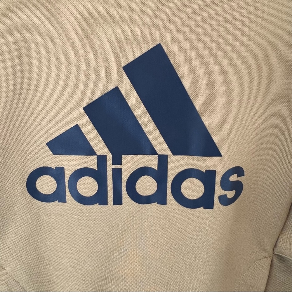 Adidas Philadelphia Union Football Tan Navy Soccer Training Jersey Mens Small - Picture 10 of 15